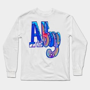 Abby personalised customised nickname for Abigail Long Sleeve T-Shirt